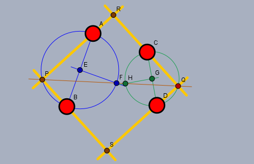メモ/４点を通る正方形